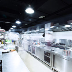 Limpieza de una cocina de Catering