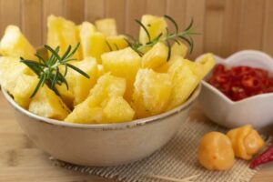 Receta de Yucas Rebozadas