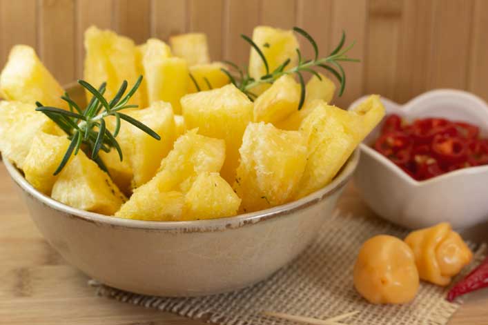 Receta de Yucas Rebozadas